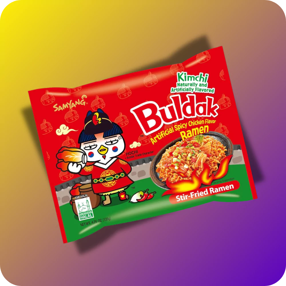 Kimchi Ramen s príchuťou Buldak