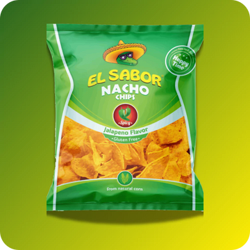 El Sabor Nacho Chips - Jalapeno
