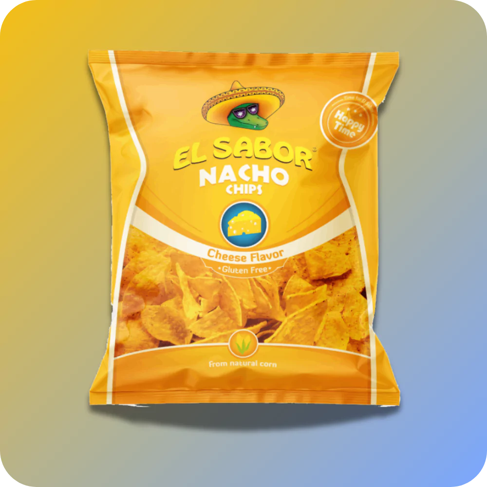 Čipsy El Sabor Nacho - syrové