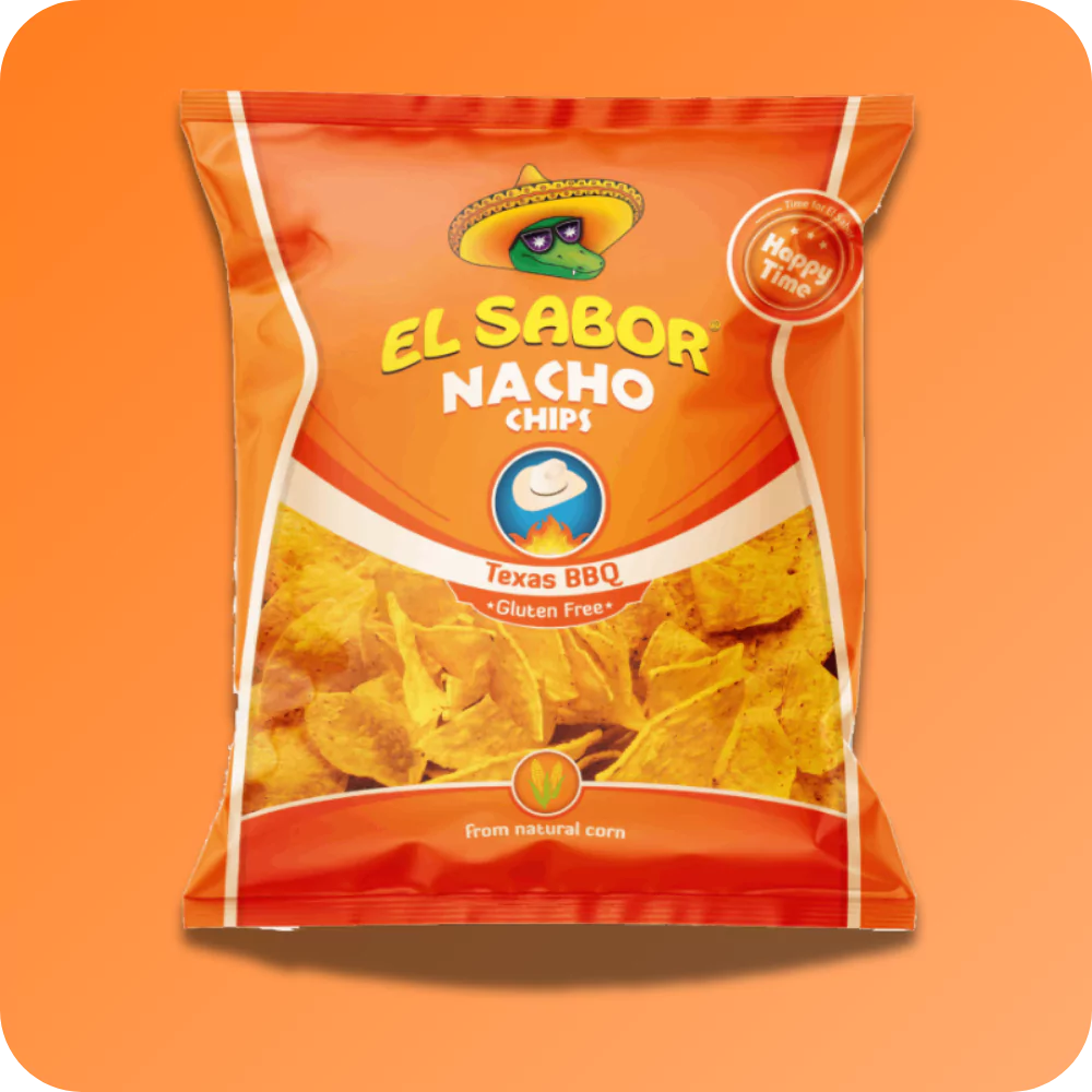 El Sabor Nacho Chips - Texaské grilovanie