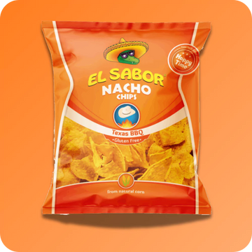 El Sabor Nacho Chips - Texaské grilovanie