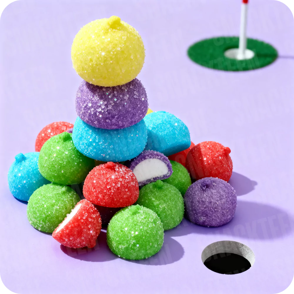 Golfová loptička marshmallow