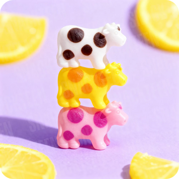 Gumové cukríky Cow