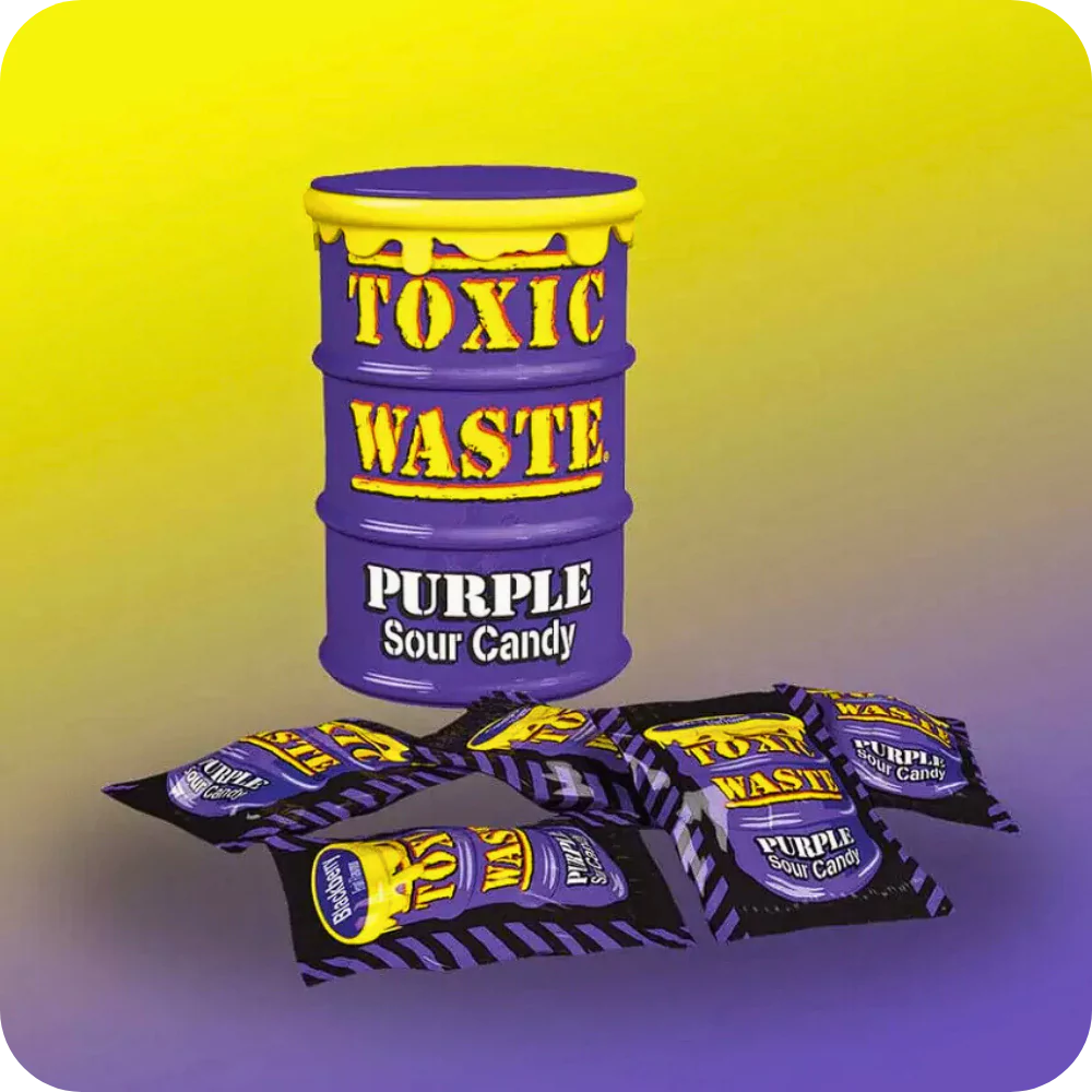 Toxic Waste Lila Dobozos